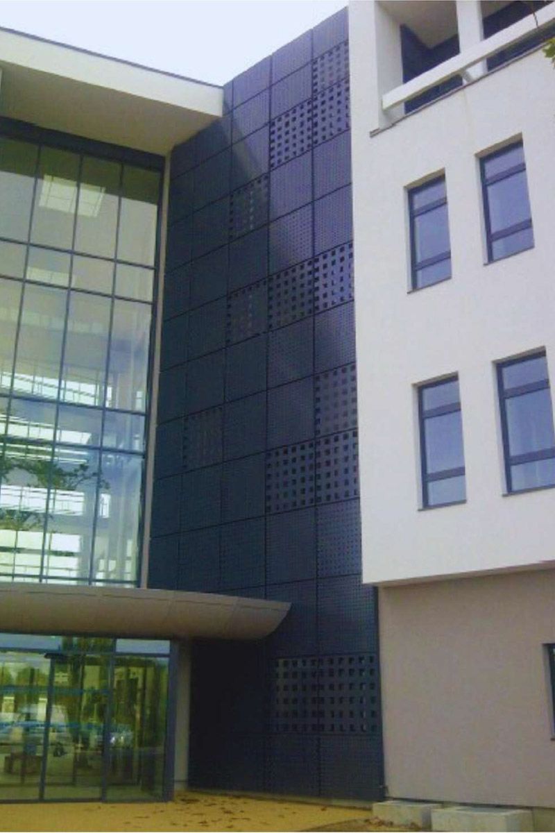 Ossature façade cassette